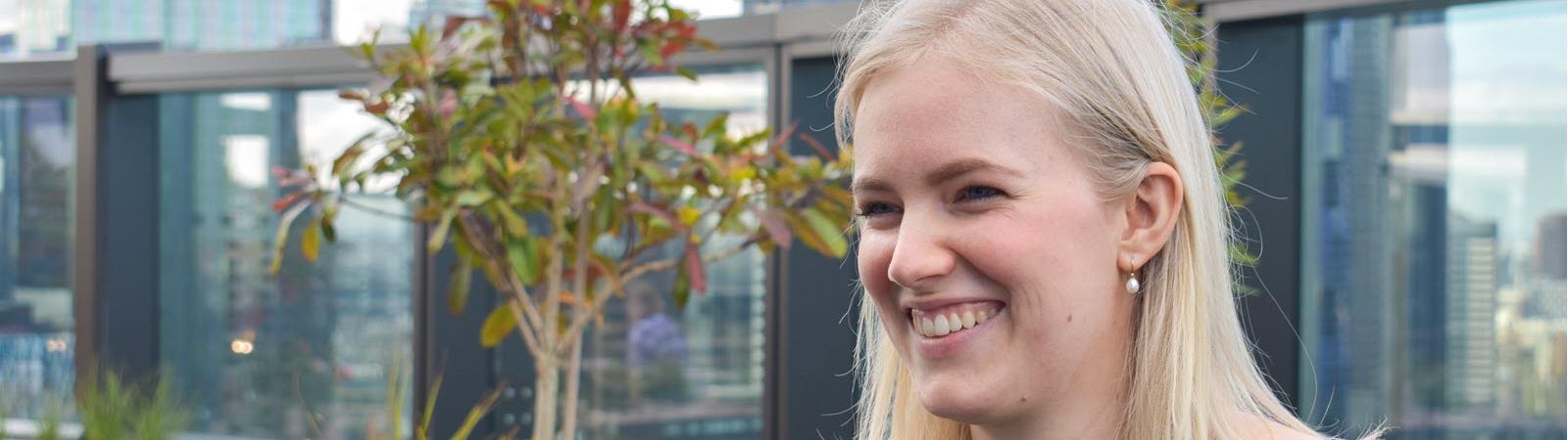 CSL-medewerker Annika